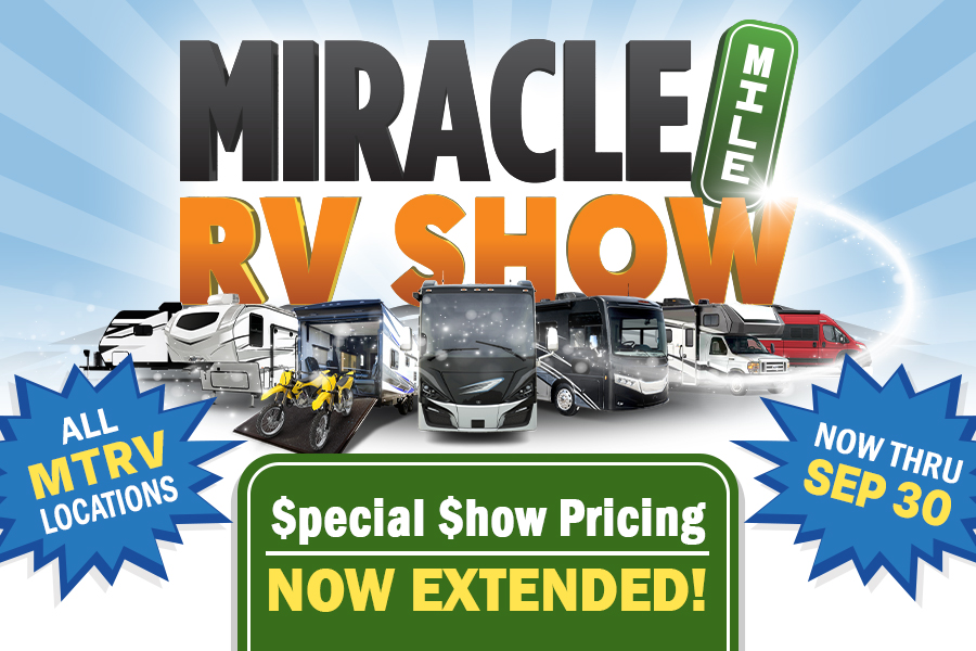 Miracle Mile RV Show at Mike Thompson's RV in Southern California