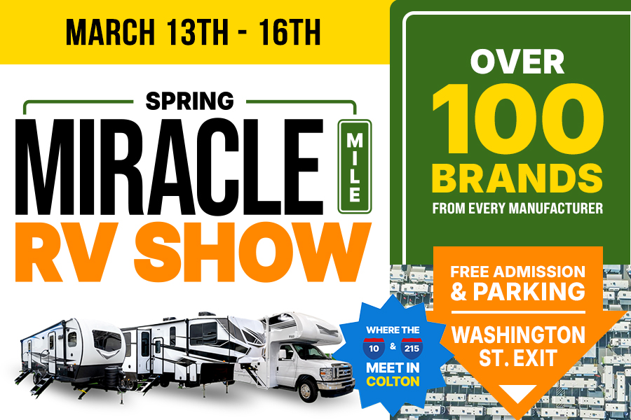 Miracle Mile RV Show at Mike Thompson's RV in Southern California
