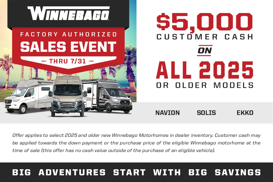 Winnebago Sales Event 2025