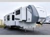 Angled front view of 2025 Forest River Cardinal 35FL fifth wheel at Motor Sportsland