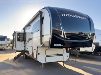 Front curbside angle of the 2025 KZ Ridgeway 31RL fifth wheel for sale at Motor Sportsland