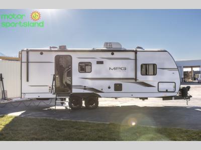 Full roadside view with extended and awning