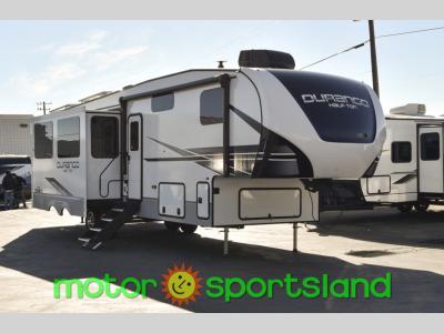 Front 3/4 angle view of the 2023 KZ Durango Half-Ton D291BHT fifth wheel for sale at Motor Sportsland