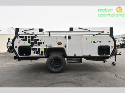 Rear angle showing sidewall graphics