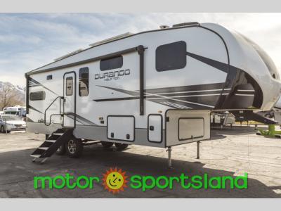 Passenger side view of the 2023 KZ Durango Half-Ton D250RED fifth wheel for sale at Motor Sportsland