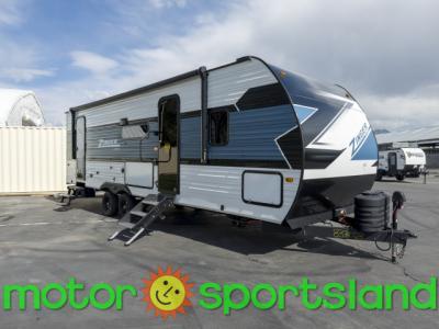 Passenger side view of 2025 CrossRoads Zinger 270BH travel trailer for sale