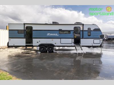 Door Side Profile of the 2025 Crossroads RV Zinger 320FB travel trailer