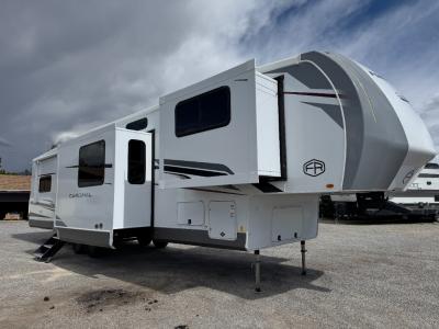 Front Exterior of the 2025 Forest River RV Cardinal 35FL fifth wheel