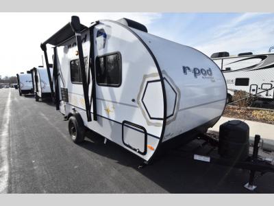 Front angle of 2024 R-Pod RP-153C with modern curved profile
