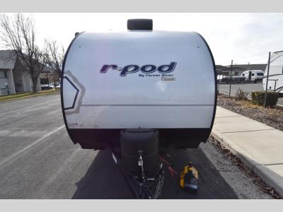 Front view of R-Pod RP-153C showing aerodynamic cap and tongue