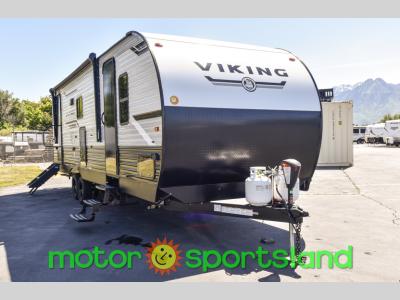 Front 3/4 view of 2024 Viking 272RLS travel trailer for sale