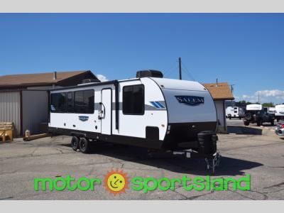 Front passenger angle of 2024 Salem 28VIEW travel trailer for sale