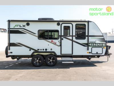 Curbside full view showing slide-out and FLX branding