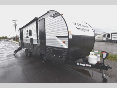 Front passenger side view of 2024 Viking 262BHS travel trailer for sale