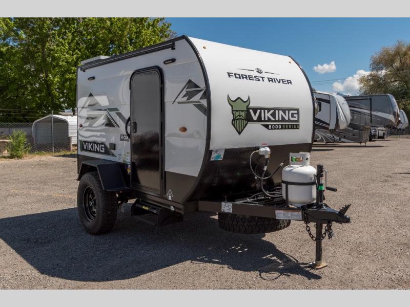 Front Exterior of the 2025 Forest River Viking ROK 8000ROK travel trailer