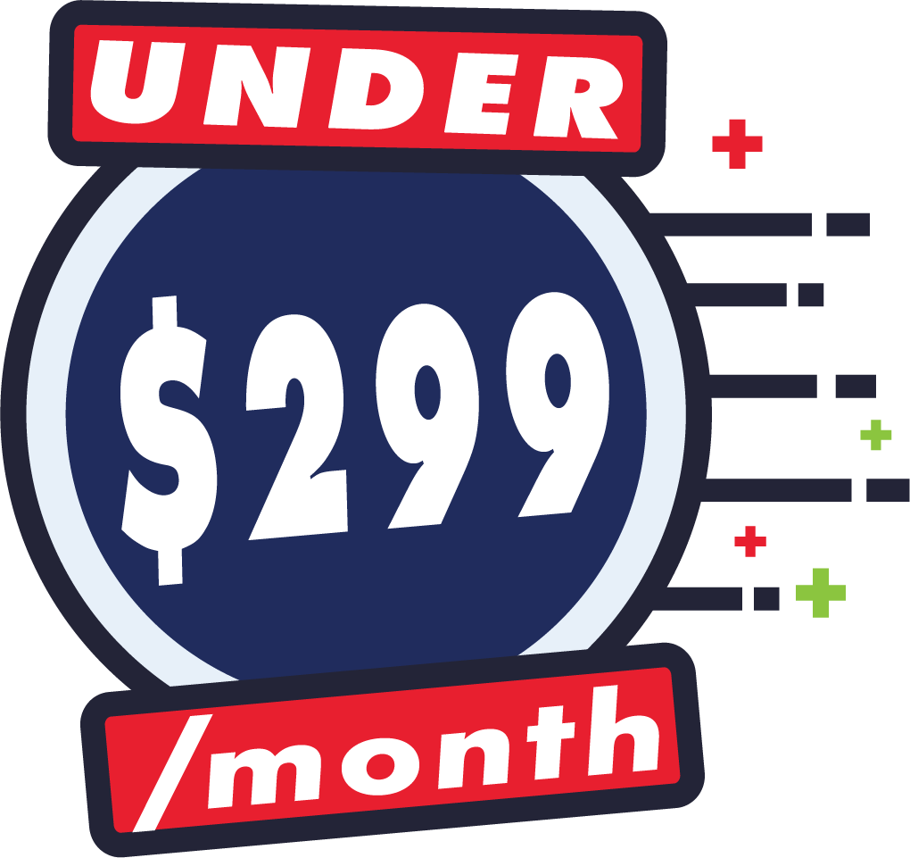 Under $299 Month