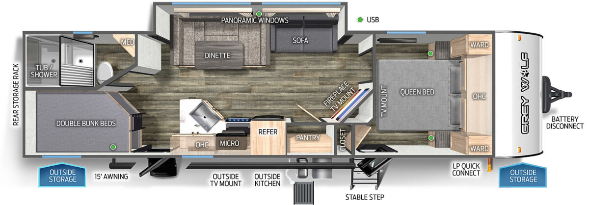 Large Travel Trailer