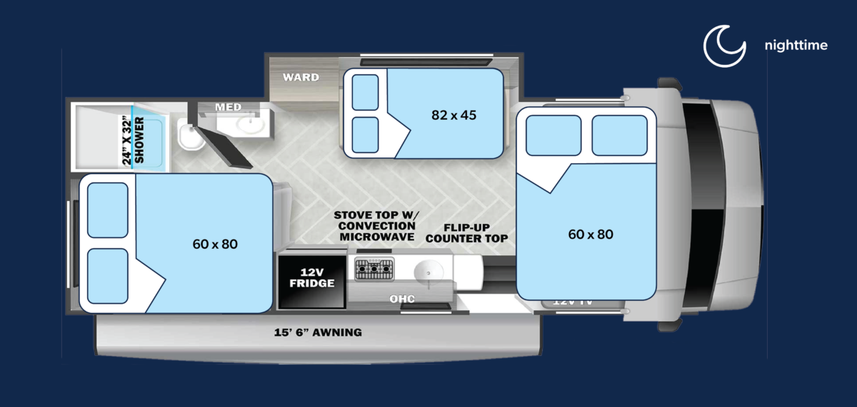 Nighttime Layout