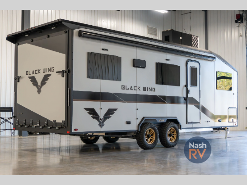 New 2025 inTech RV Black Wing 830-X Toy Hauler Travel Trailer at