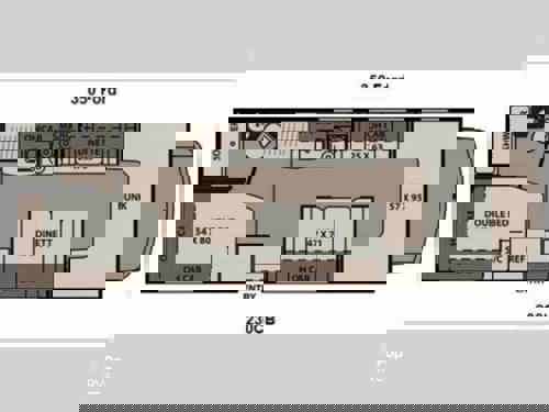 Leprechaun 230CB Floorplan