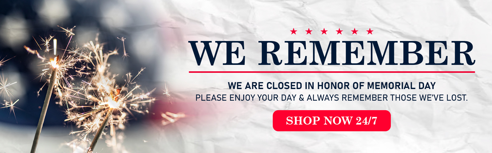 Memorial Day RV Sale