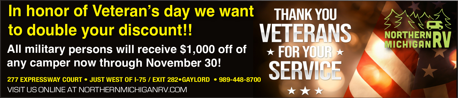 Veteran's Day Special