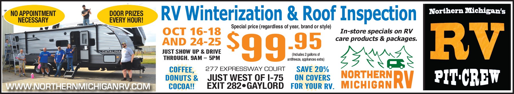 2025 Winterization Special Banner