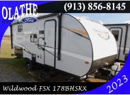 Used 2023 Forest River RV Wildwood FSX 178BHSKX image