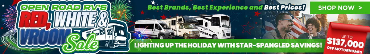 July - Red, White and Vroom Sale