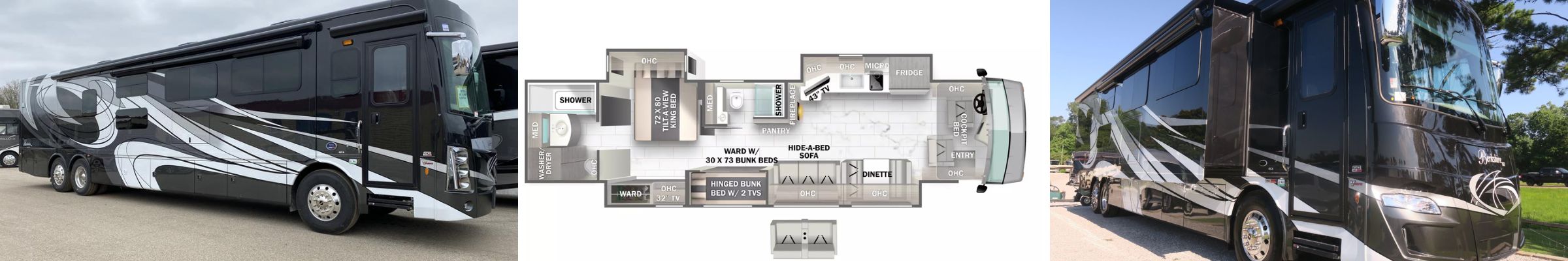 2023 Forest River Berkshire Bunkhouse Class A Motorhome for Sale in Acworth, GA 