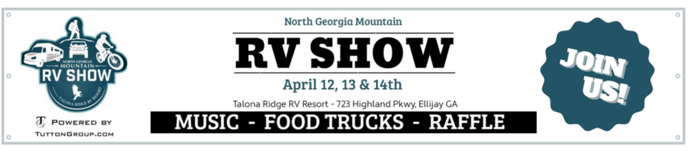 North Georgia Mountain RV Show Banner