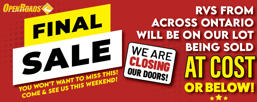Store closing banner