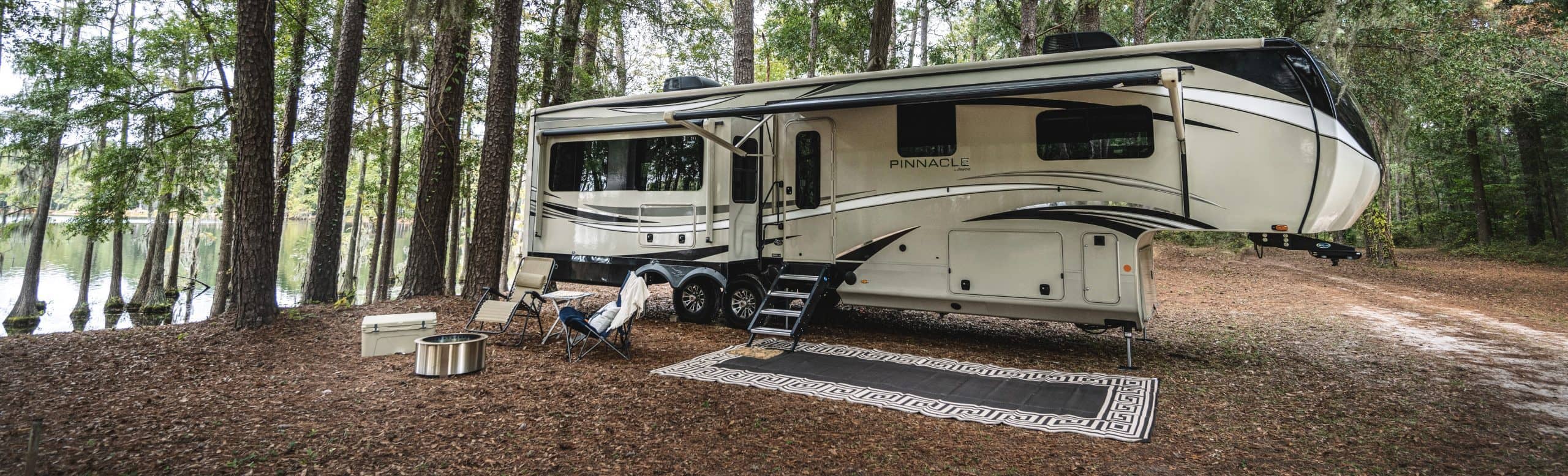 RV in the Woods