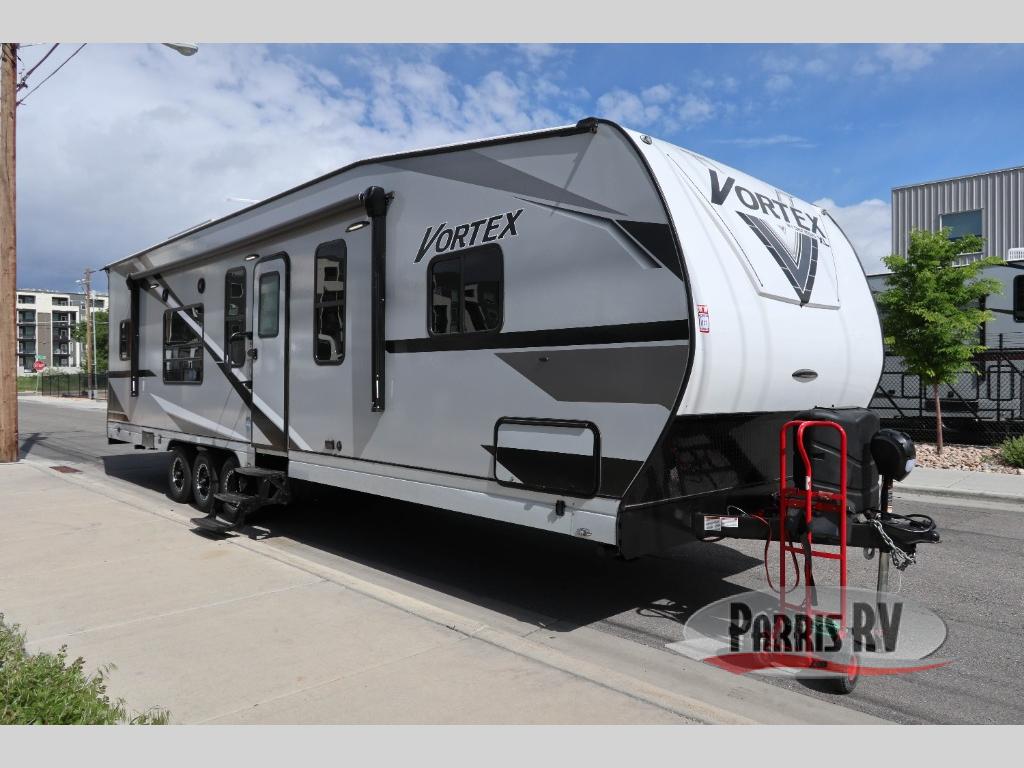 New 2025 Genesis Supreme Vortex V3215FSXL Toy Hauler Travel