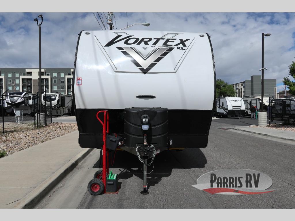 New 2025 Genesis Supreme Vortex V3215FSXL Toy Hauler Travel