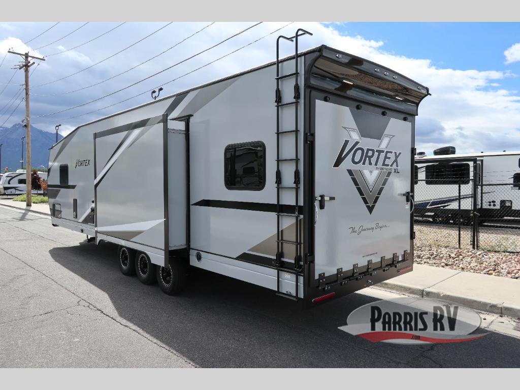 New 2025 Genesis Supreme Vortex V3215FSXL Toy Hauler Travel