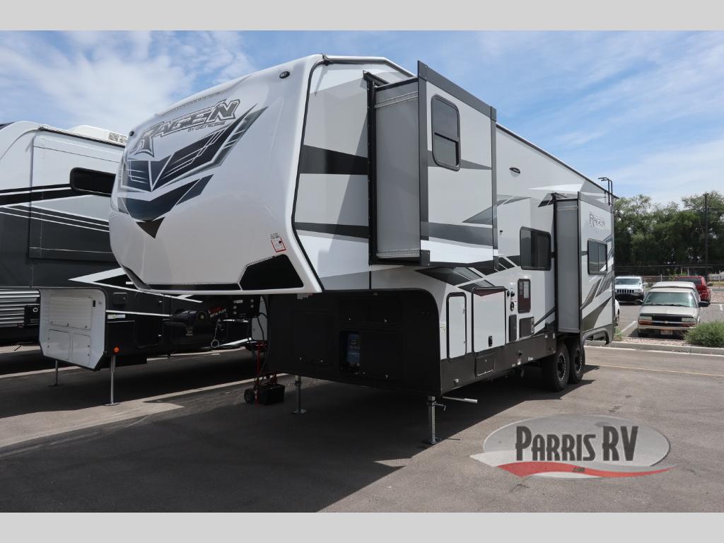 New 2025 Genesis Supreme Rage'n 2815RCRT Toy Hauler Fifth Wheel at