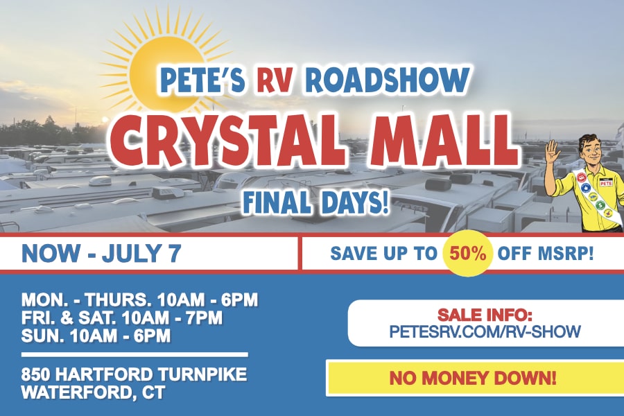 Pete's RV Road Show Crystal Mall