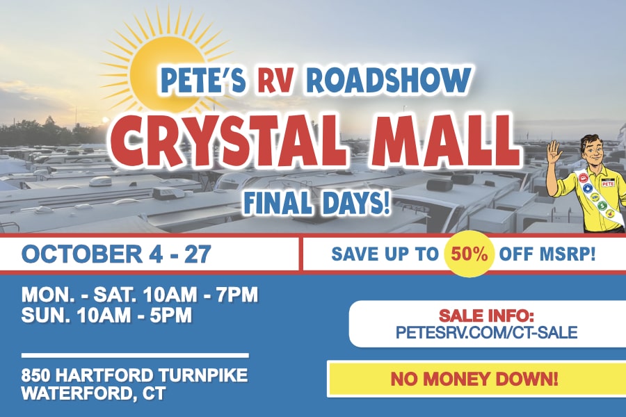 Pete's RV Road Show Crystal Mall