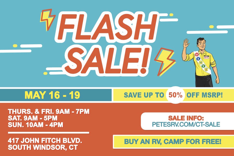 Pete's RV Flash Sale