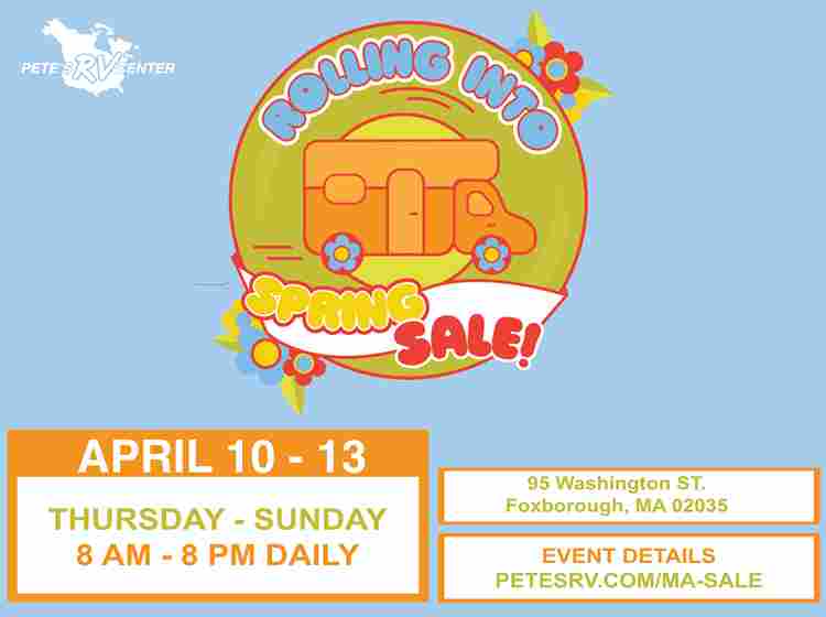 Pete's RV Pre-Loved Price Drop Sale - MA