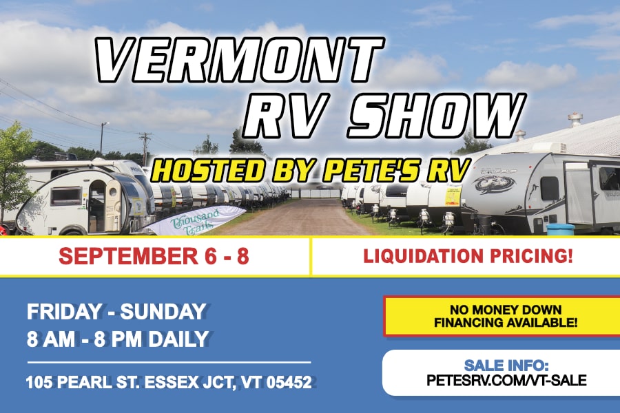 Vermont RV Show Hosted By Pete's RV