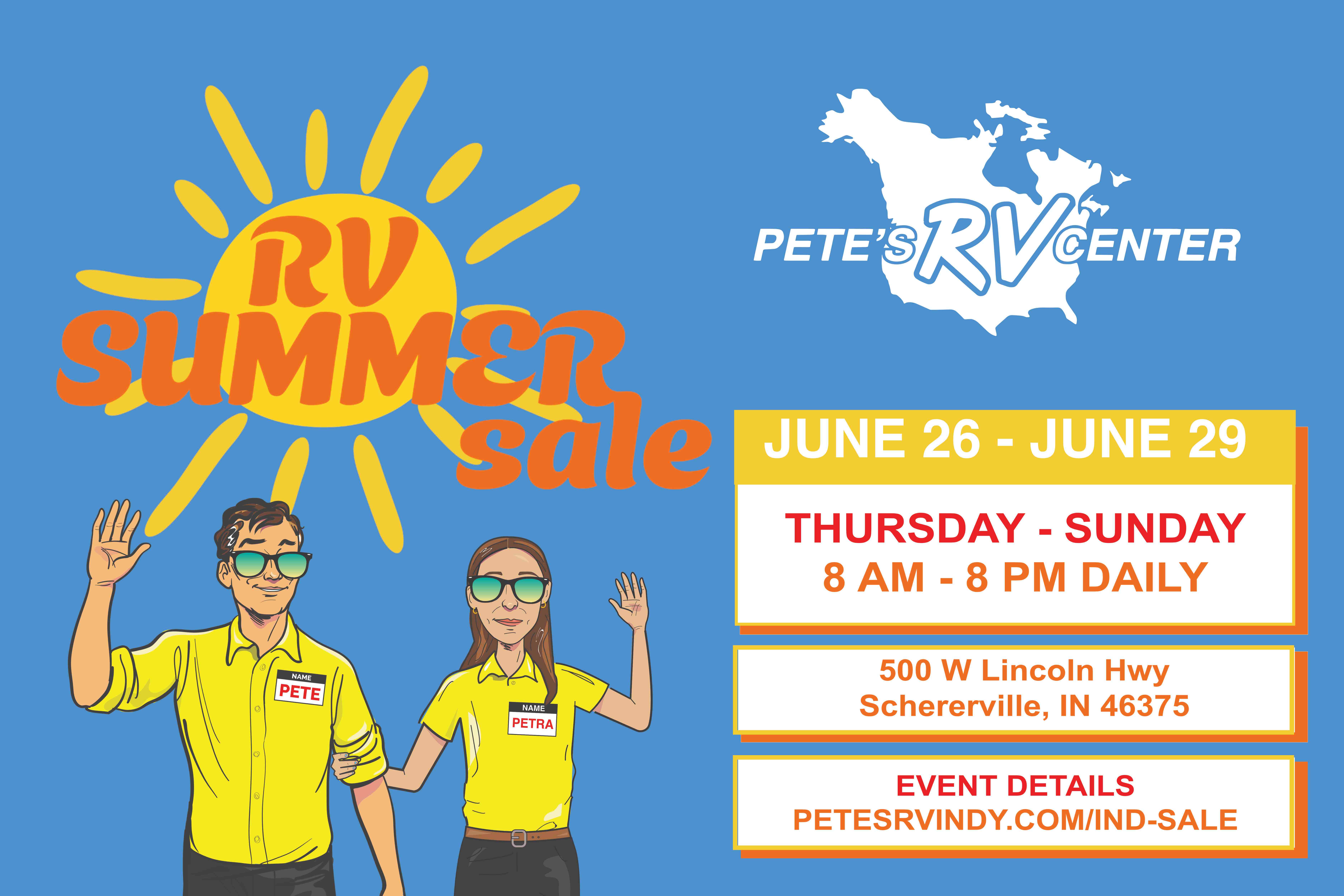 Pete's RV Indiana - Summer  Sale Open House
