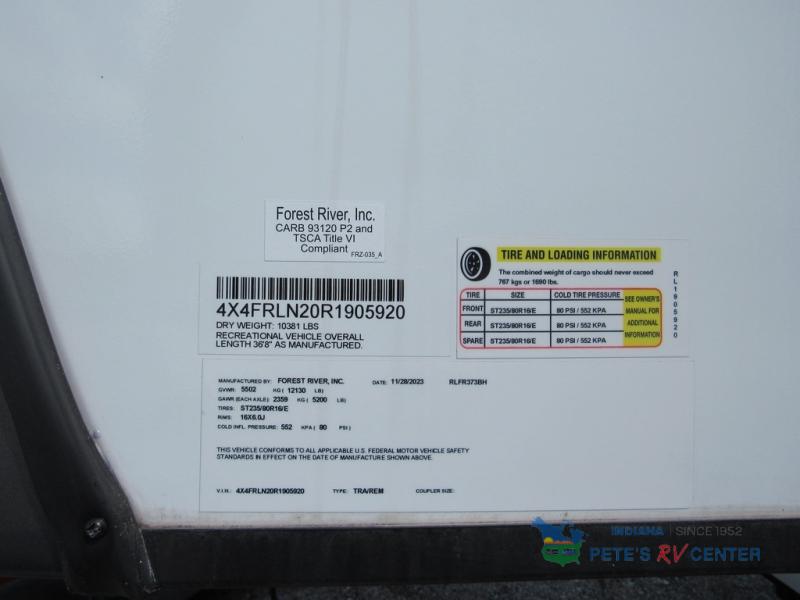 New 2024 Forest River RV Rockwood Signature 373BH Fifth Wheel at