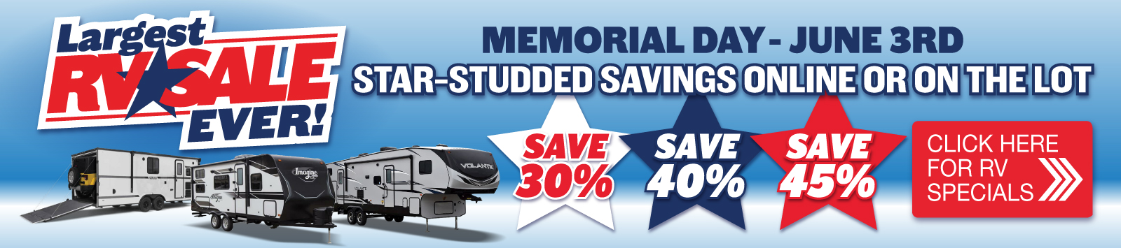 Largest RV Sale EVER