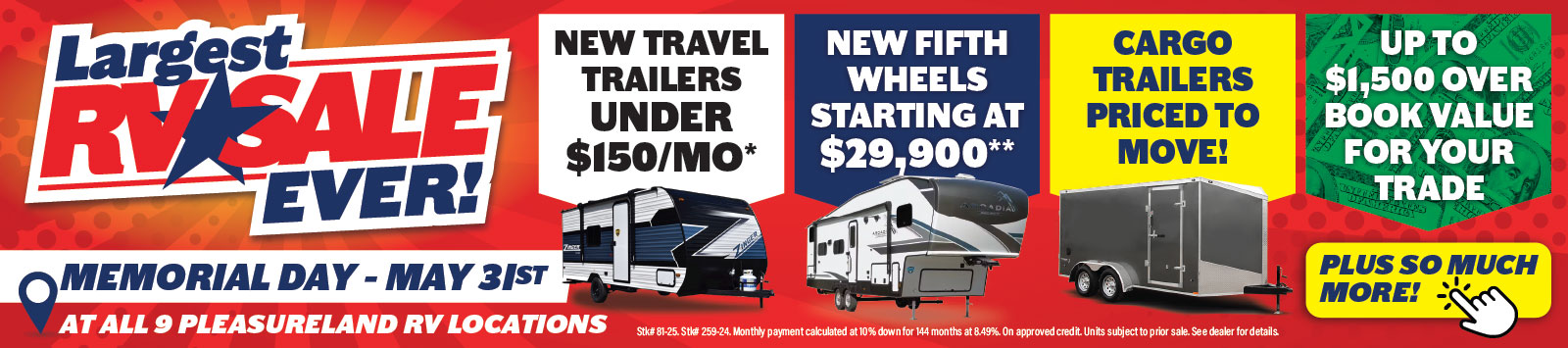 Largest RV Sale EVER