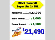 Used 2022 Starcraft Super Lite 242RL image