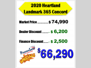 Used 2020 Heartland Landmark 365 Concord image