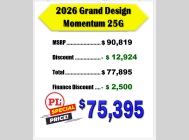 New 2026 Grand Design Momentum G-Class 25G image
