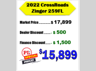 Used 2022 CrossRoads RV Zinger Lite ZR259FL image